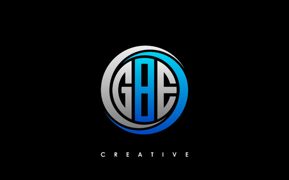GBE Letter Initial Logo Design Template Vector Illustration