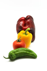 Pimientos de colores