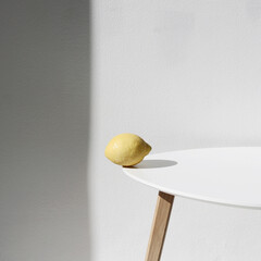 Minimalistic shot of Lemon
