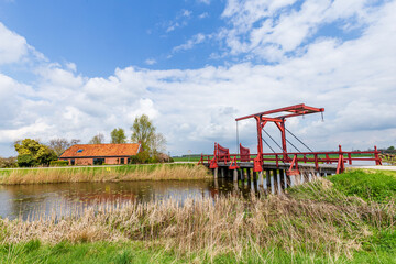Scenics village Oudeschans in Groningen, The Netherlands