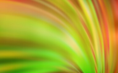 Light Red, Yellow vector colorful blur background.