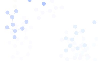 Light Pink, Green vector pattern with artificial intelligence network.