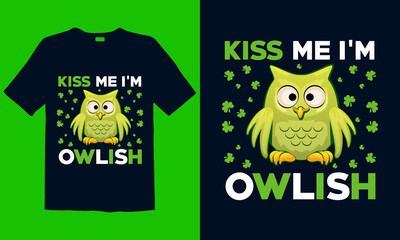 St. Patrick's Day T-shirt Design. Best for print, t-shirt, mug, poster & wall art.