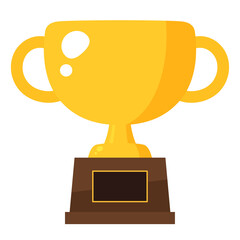 かわいいトロフィーのイラスト_金