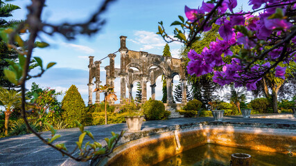Public park in Bali called Taman Ujung Karangasem