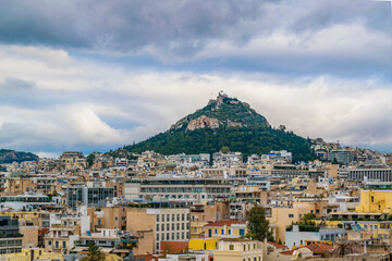 Atenas Aerial View Cityscape