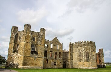 the historic ruins at Cowdray in Sussex