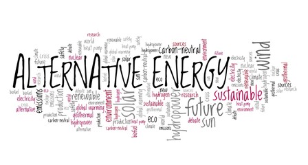 Obraz premium Alternative energy issues