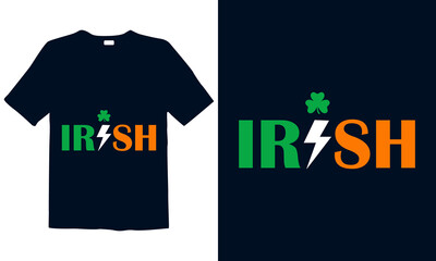 St. Patrick's Day T-shirt Design. Best for print, t-shirt, mug, poster & wall art.