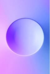 Blue purple pink circle fluid gradient abstract graphic fashion poster background