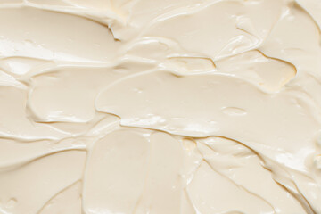 White whipped cream texture.