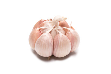 Garlic isolated on a white background.