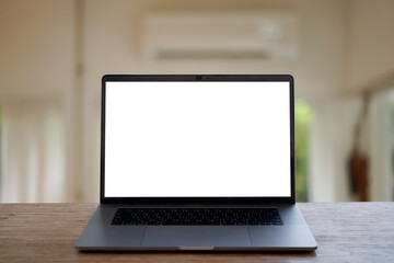 Fototapeta premium laptop on the table