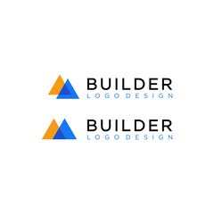 builder logo icon design vector