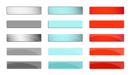 Fototapeta premium Botones para sitio web