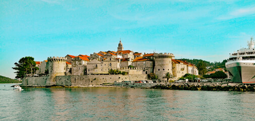 Korčula  - kroatische Insel, Adria,  Küste Süddalmatiens