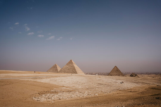 Egypt, Cairo, Ancient Giza pyramids