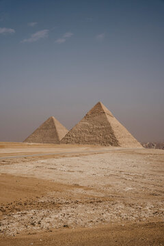 Egypt, Cairo, Ancient Giza pyramids
