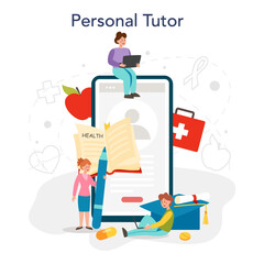 Healthy lifestyle class. Idea of life safety and health care education.