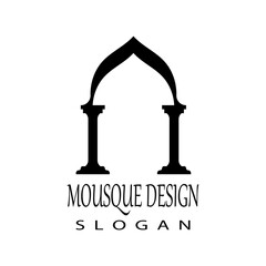 Mosque Logo Template vector symbol illustration design