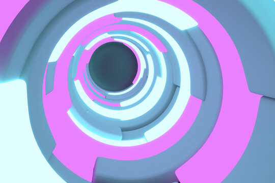 Full frame shot of illuminated pink and gray pattern