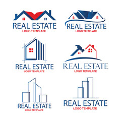 Real Estate, Building, house, home, Construction and Architecture Logo Vector Design Eps 10 - Vector

