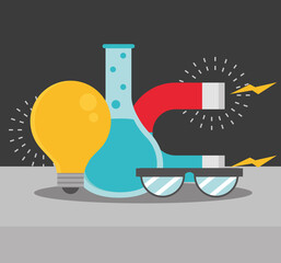 science magnet flask