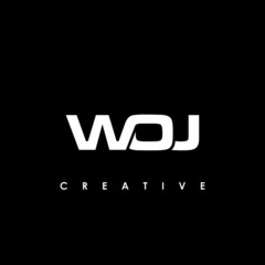 WOJ Letter Initial Logo Design Template Vector Illustration