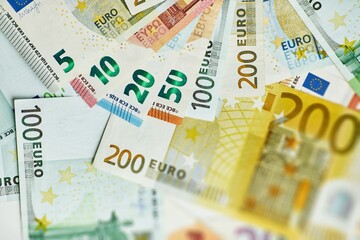 Euro Money. euro cash background. Euro Money Banknotes
