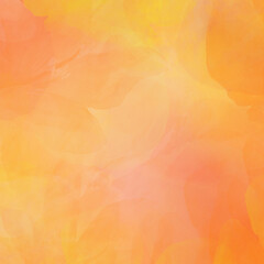 A beautiful background in gentle shades of yellow and orange colors, imitation of watercolors,...