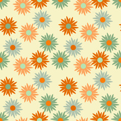 Obraz premium Floral template seamless pattern.