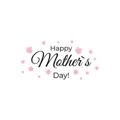 Happy Mother's Day with flowers