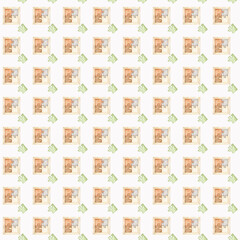 Watercolor seamless digital paper wooden puzzle. It is excellently used in printing, web, textile design, souvenirs and other creative ideas.