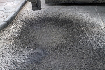 road repair, new road surface