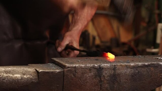 blacksmith at work