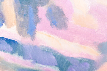 Artists oil paints multicolored closeup abstract background.