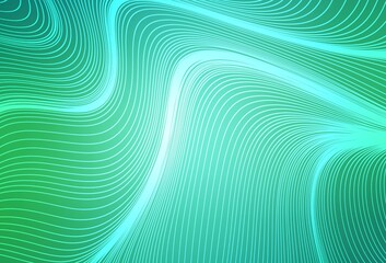 Light Green vector background with straight lines.