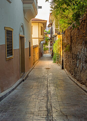 Obraz premium 08,29,2017,Antalya,Turkey, Kaleici streets and historical houses