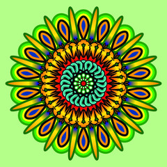 Design Mandala Ornamen With Hight Resolution