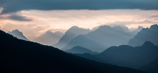 Panorama of Dolomites - Italy