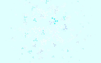 Light Pink, Blue vector template with artificial intelligence structure.