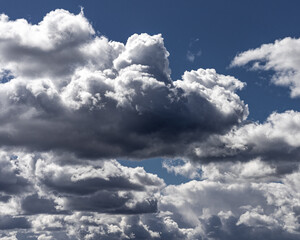 blue sky with clouds