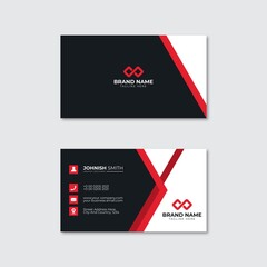 Modern professional business card design vector