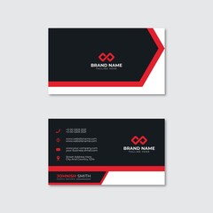 Modern professional business card design vector