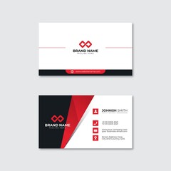 Modern professional business card design vector