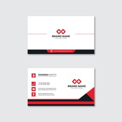 Modern professional business card design vector