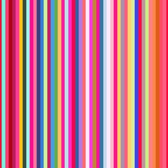 Obraz premium Seamless geometric background. Multi-colored lines, vertical stripes.