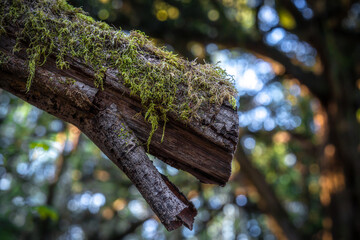 tree trunk in the forest
