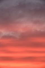 colorful clouds at sunset 