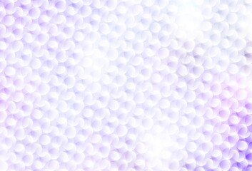 Light Purple vector background with bubbles.